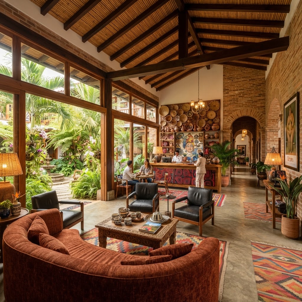 Diseño de interiores para hoteles boutique en Colombia