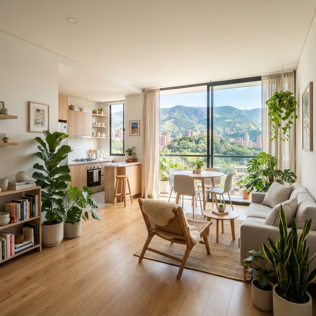 Diseño de interiores para apartamentos pequeños en Medellín