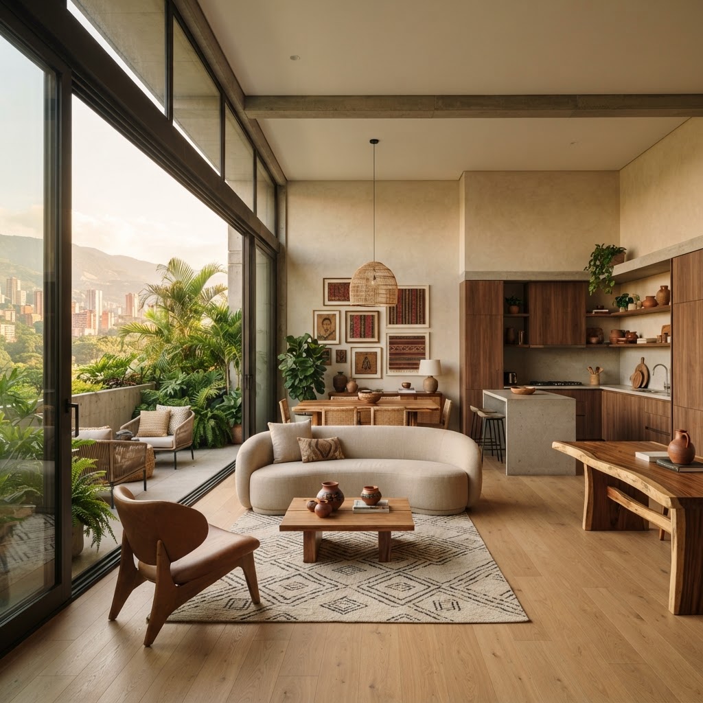 Tendencias de diseño de interiores en Medellín 2026