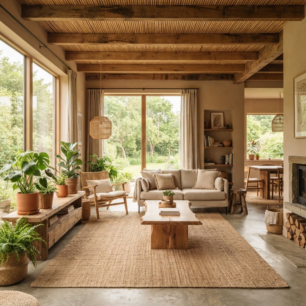 Materiales eco-friendly para diseño de interiores