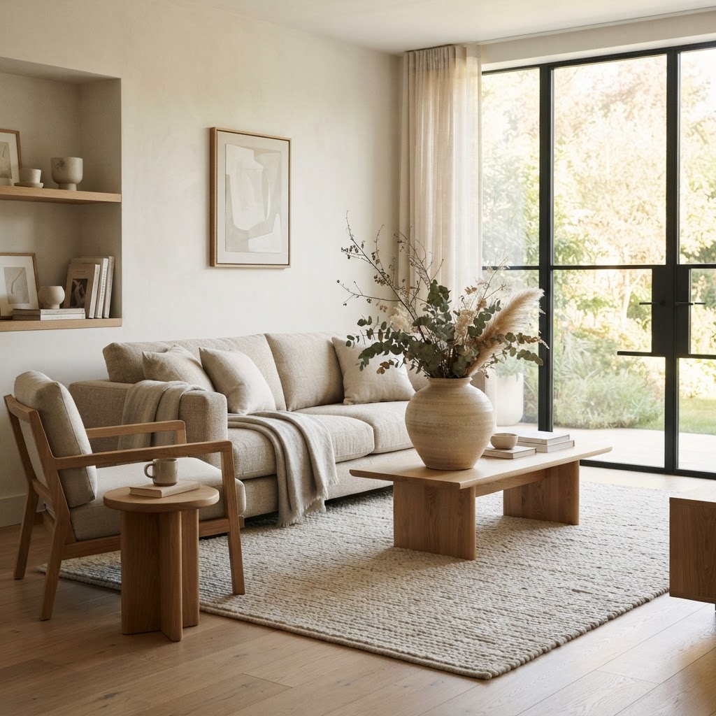 Minimalismo cálido: Tendencia en diseño de interiores 2026