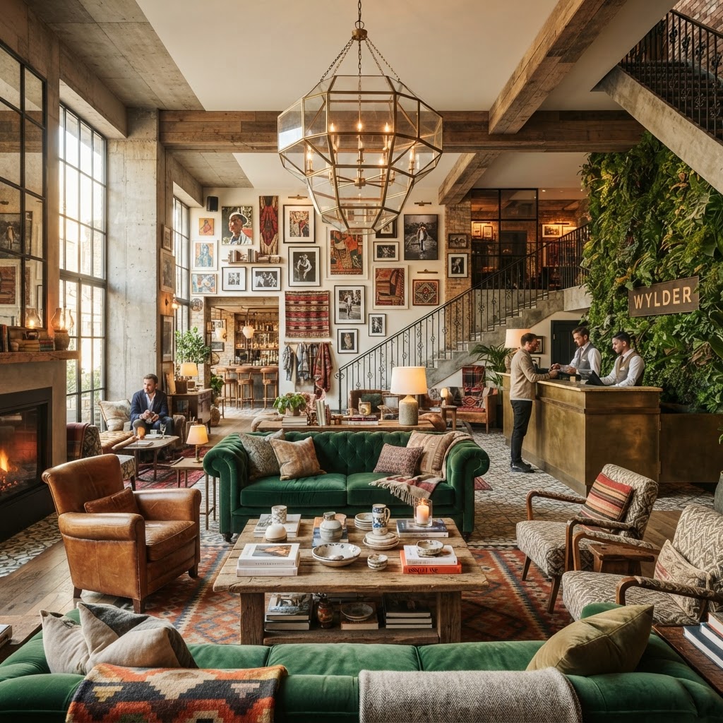 Diseño de interiores para hoteles boutique modernos