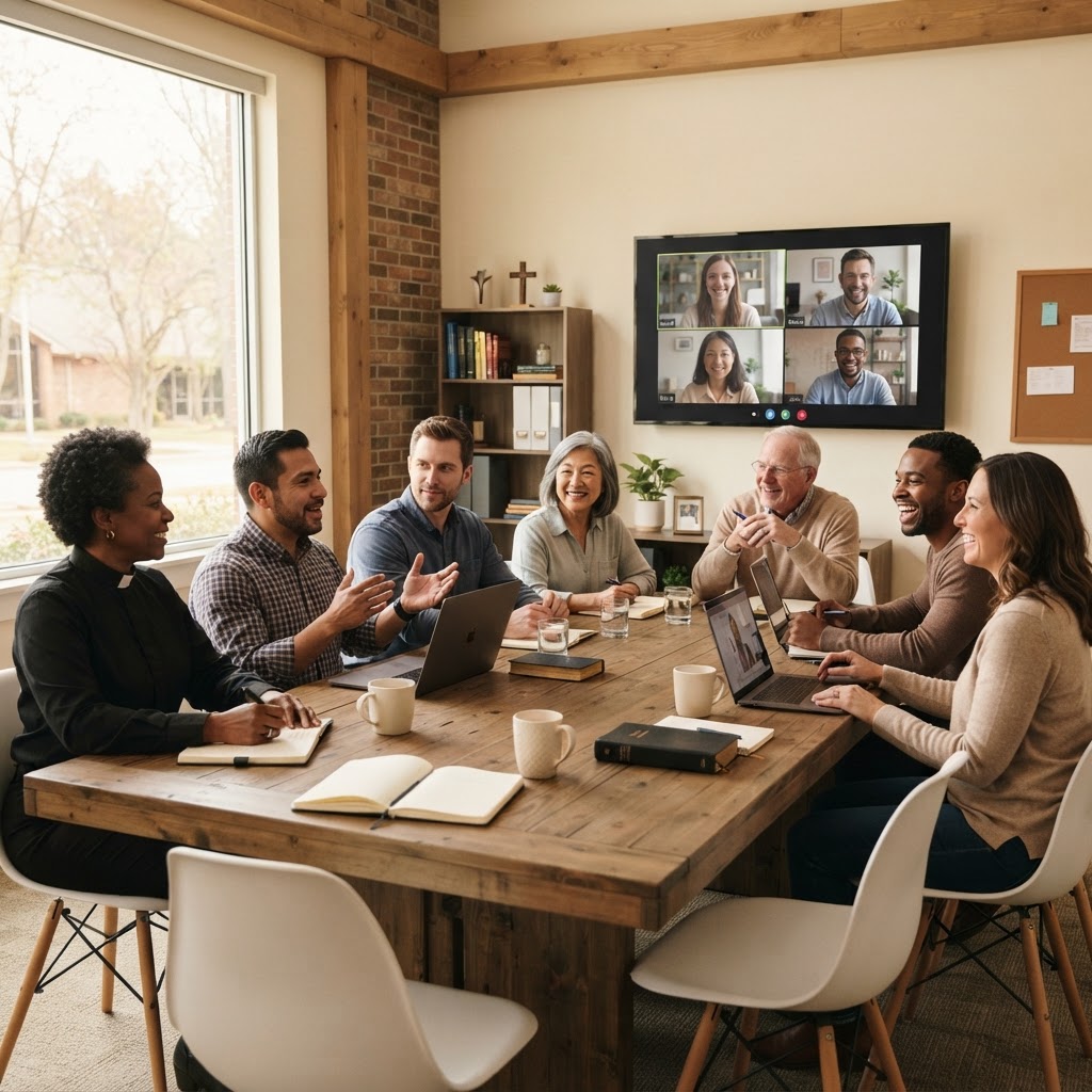 Bridging the Gap: Mastering Hybrid Worship Planning Meetings