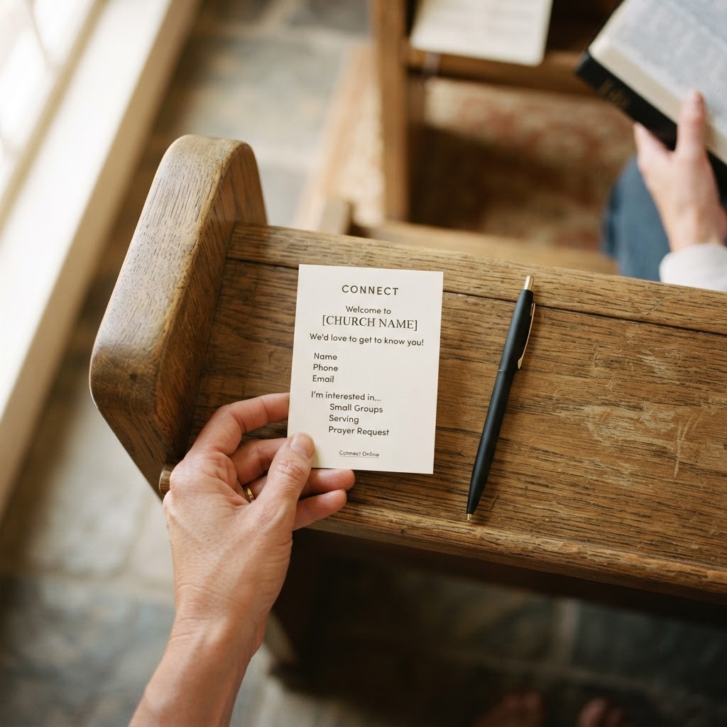 The Connection Card Redesign: Why Asking Less Helps You Learn More