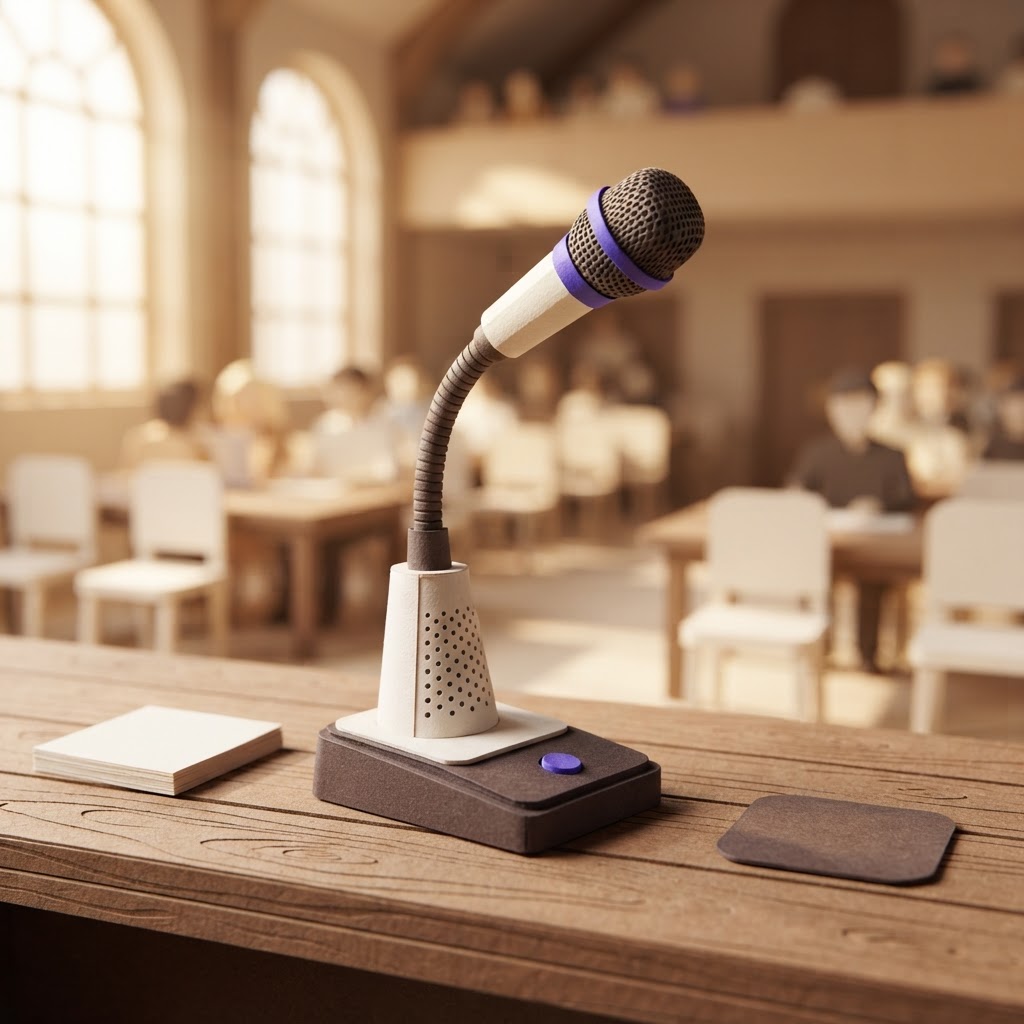Can AI Transcription Handle Crosstalk in a Noisy Fellowship Hall?