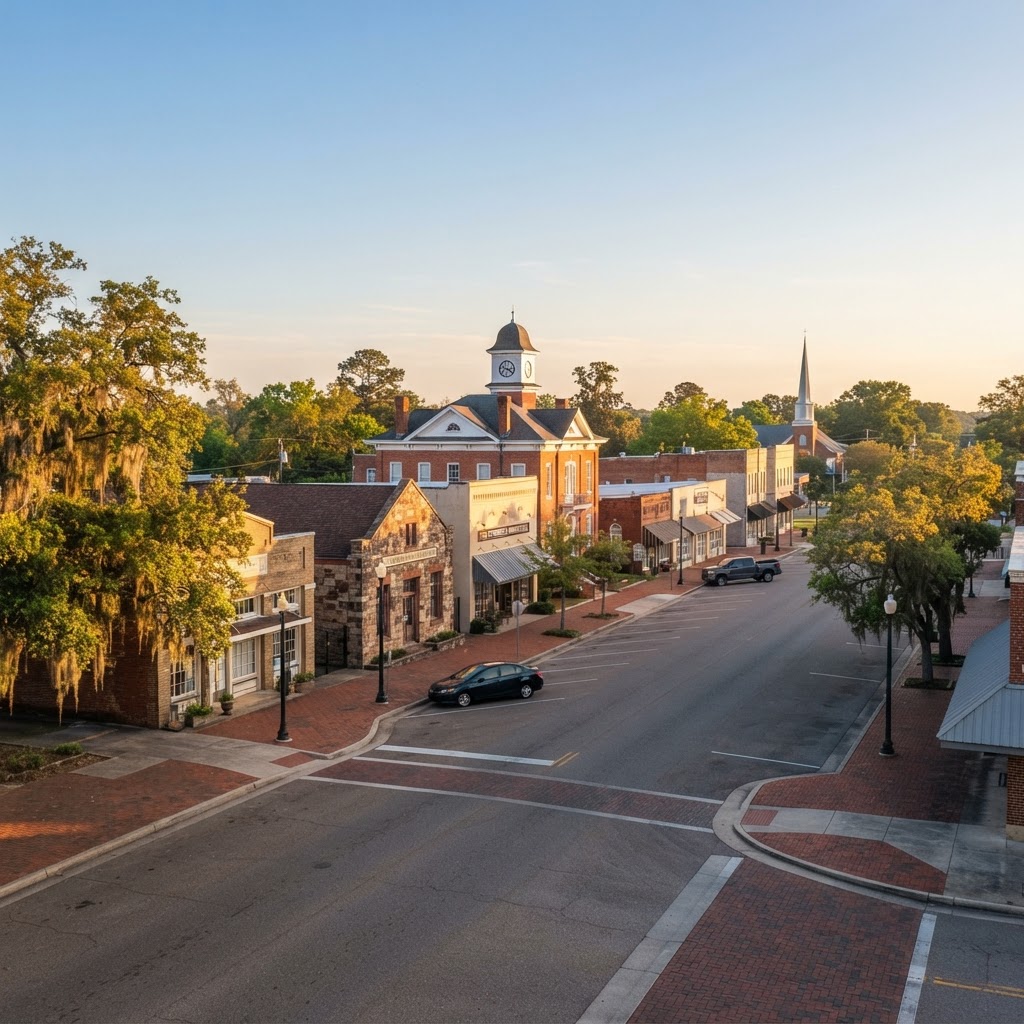 Evergreen city image