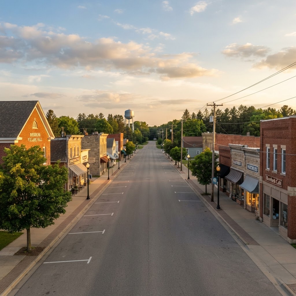 Rosebush city image