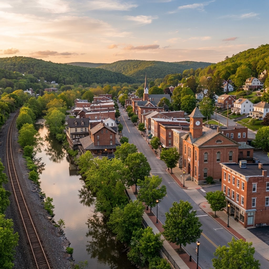 Railroad city image