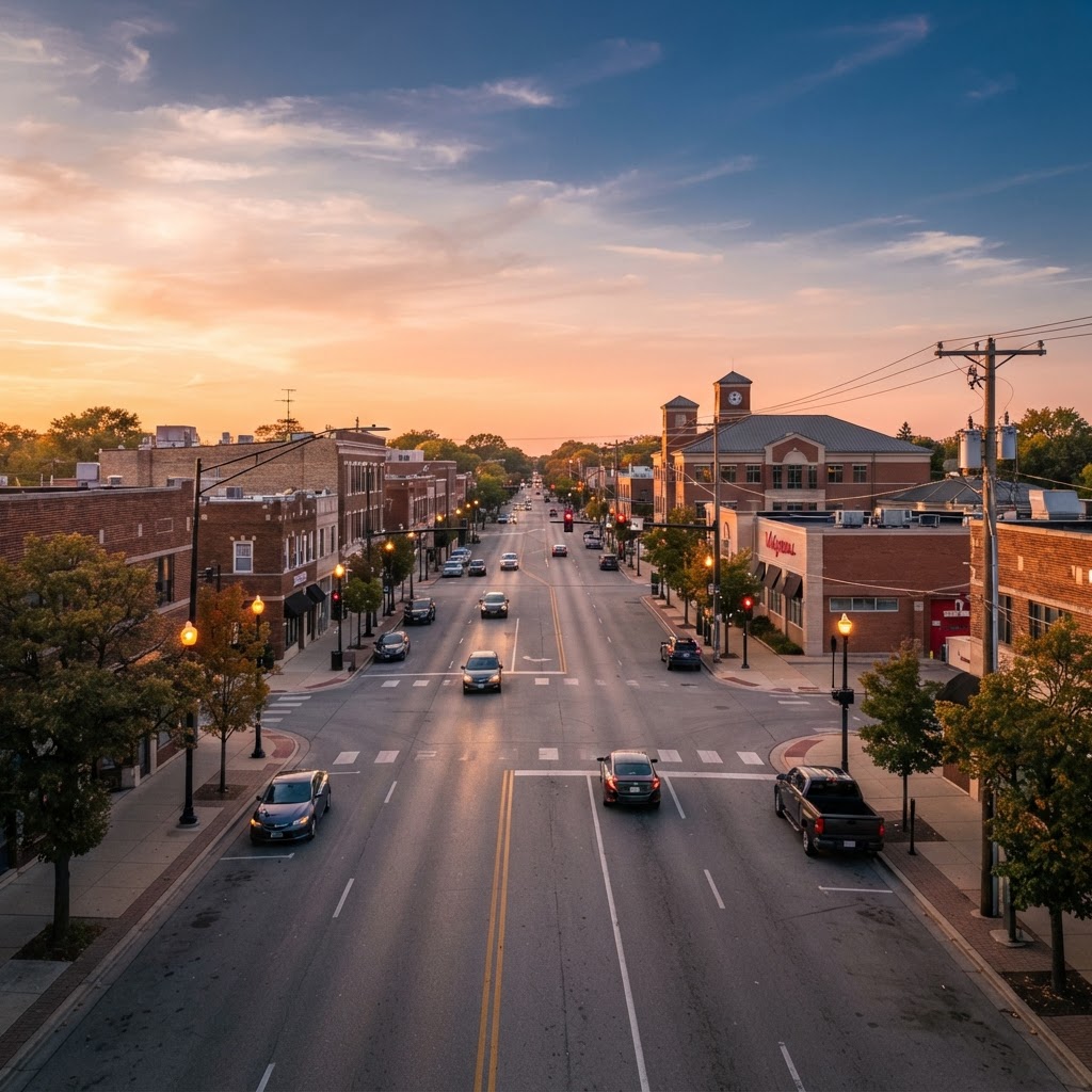 Countryside city image