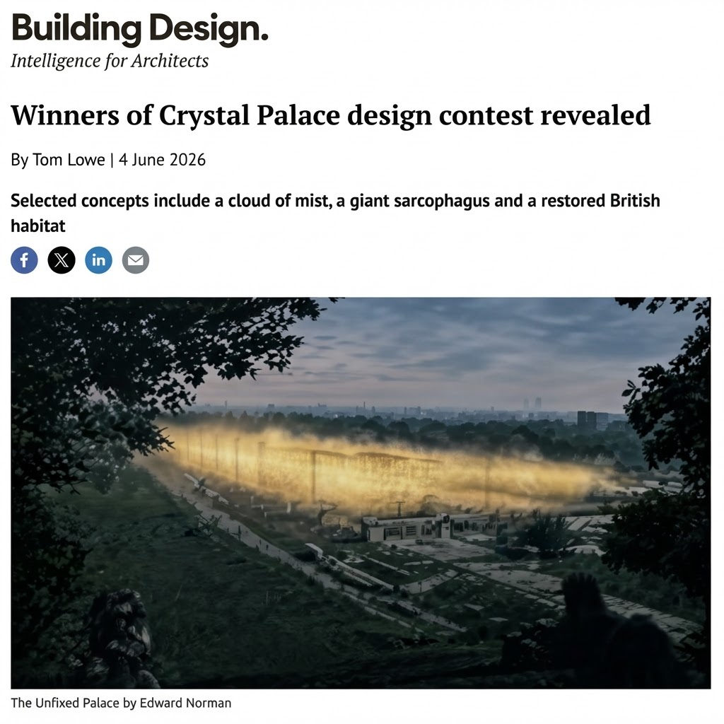 The Unfixed Palace by Edward Norman — Crystal Palace design contest winner, Building Design