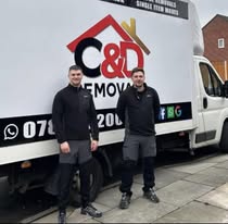 C&D Removals team ready to load
