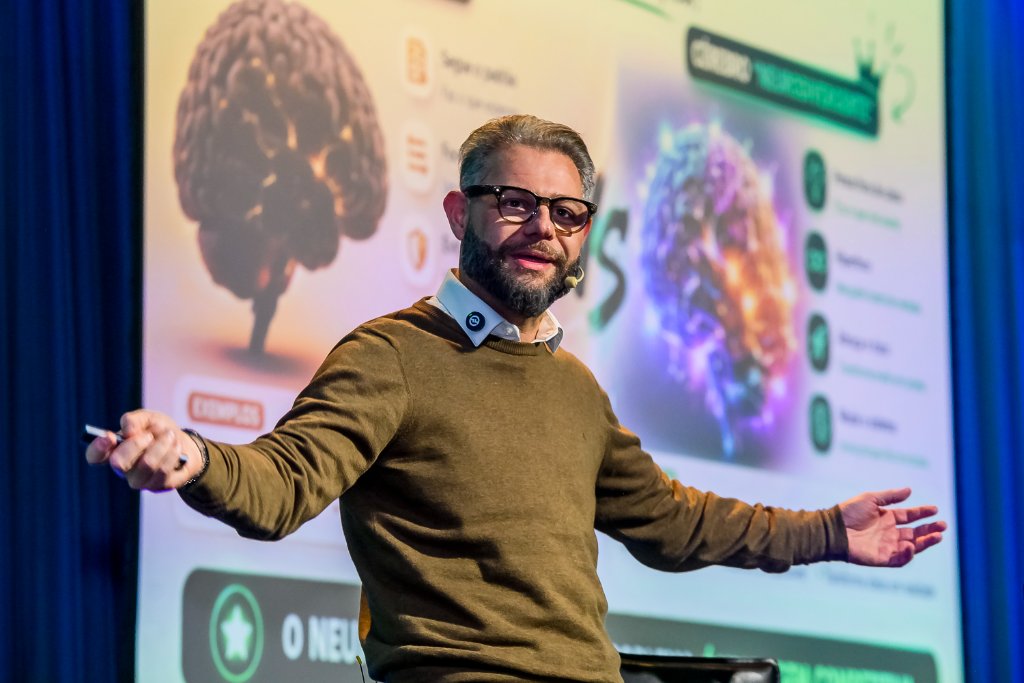 Palestra no palco