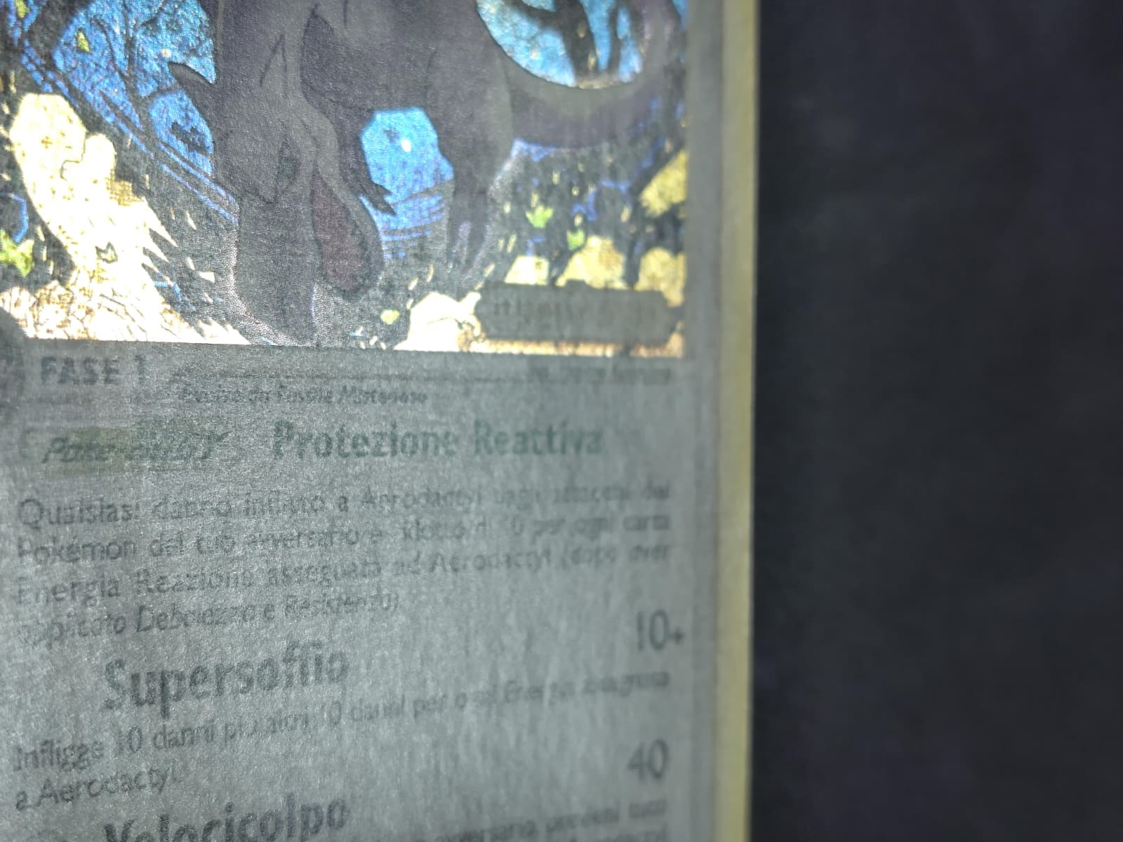 Restauro carta Pokémon – prima e dopo - dopo