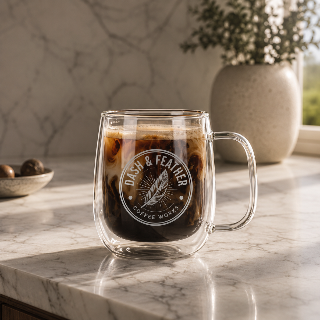 Double-Wall Glass Coffee Mug