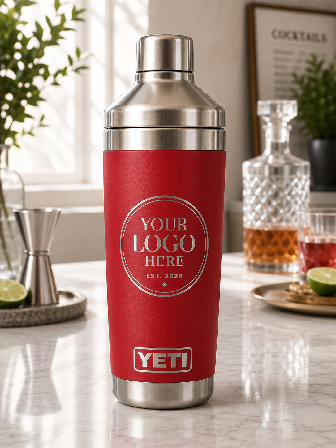 YETI® Rambler® 20 oz Cocktail Shaker — Custom Engraved 3