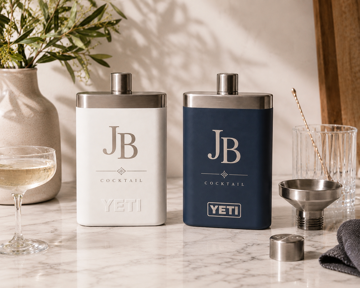 YETI® 7 oz Flask — Custom Engraved