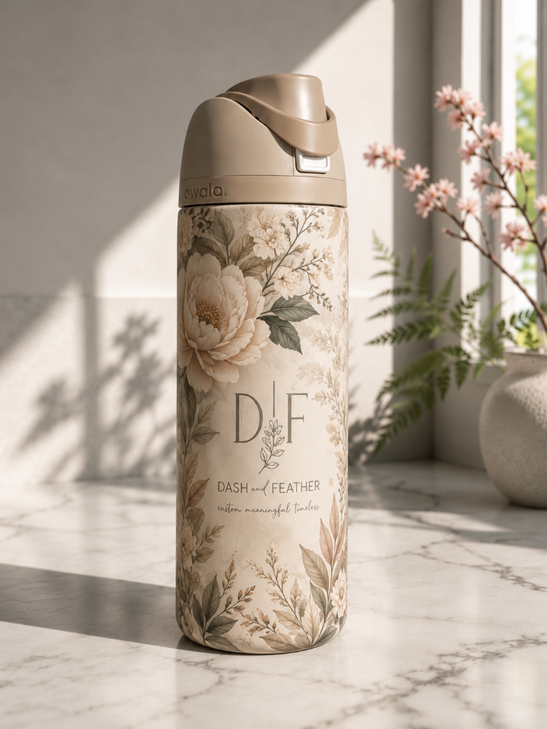 Botanical Engraved Tumbler Collection
