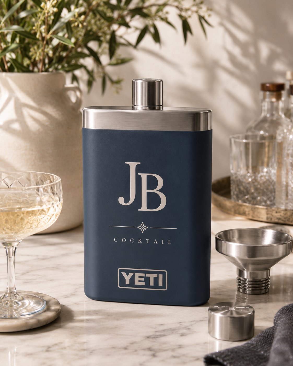 YETI® 7 oz Flask — Custom Engraved 3