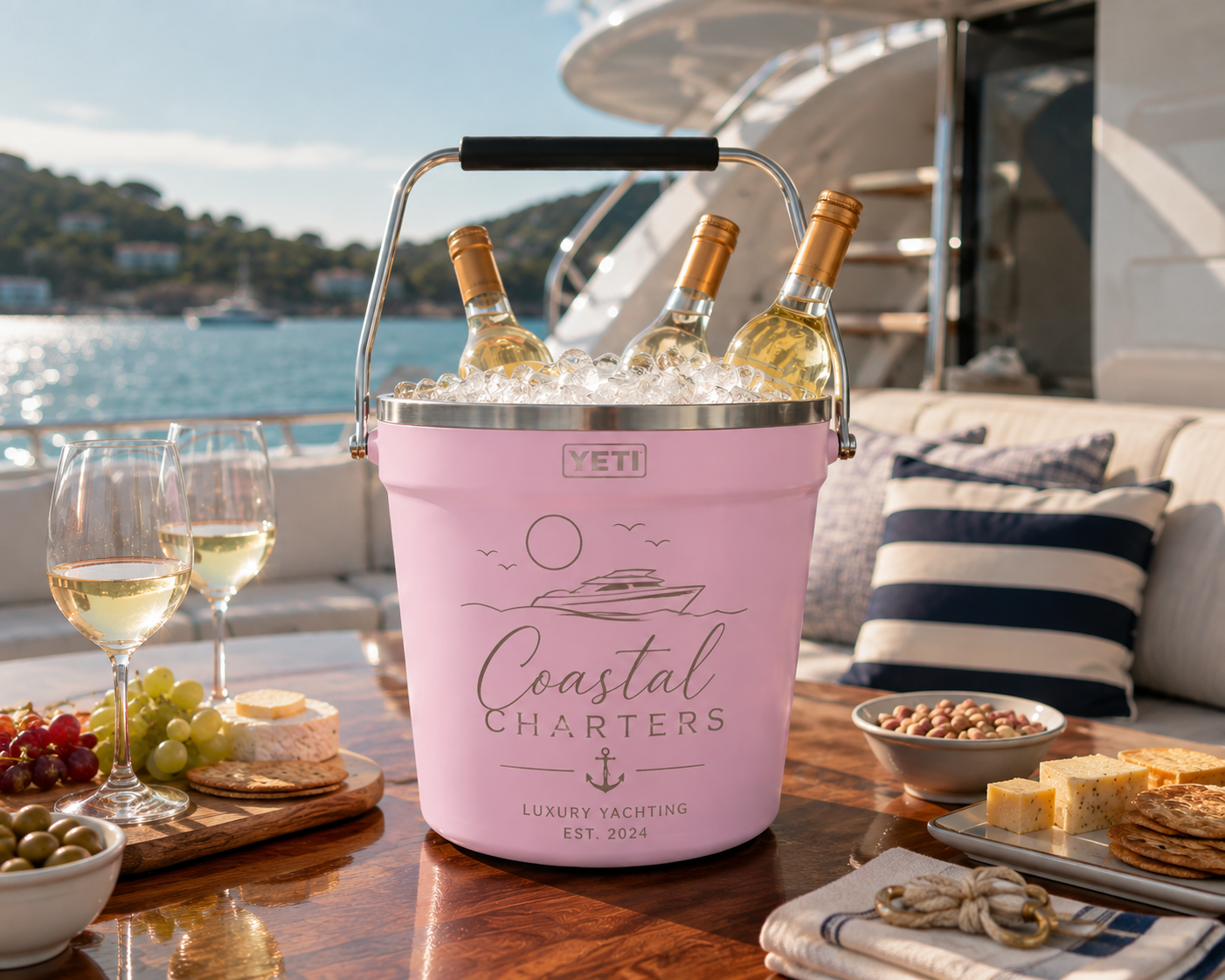 YETI® Rambler® Beverage Bucket — Custom Engraved