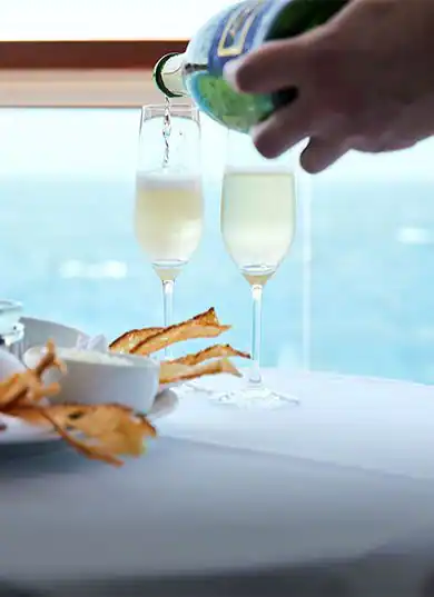 Welcome Champagne & In-Suite Bar