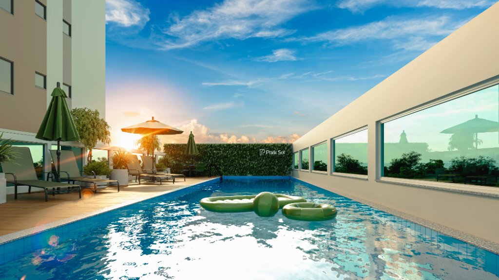 Piscina com Solarium