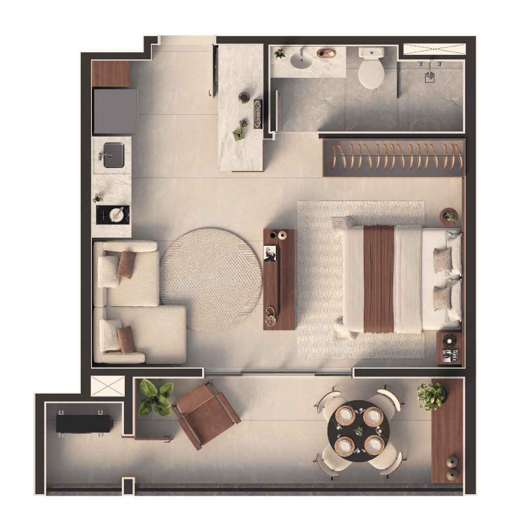 Planta Studio B
