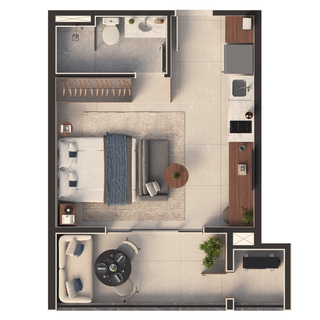 Planta Studio A