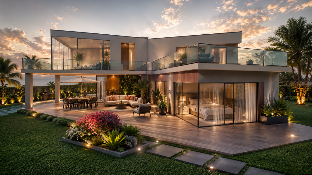 Maison contemporaine accompagnée par 1Maison 1Rêve