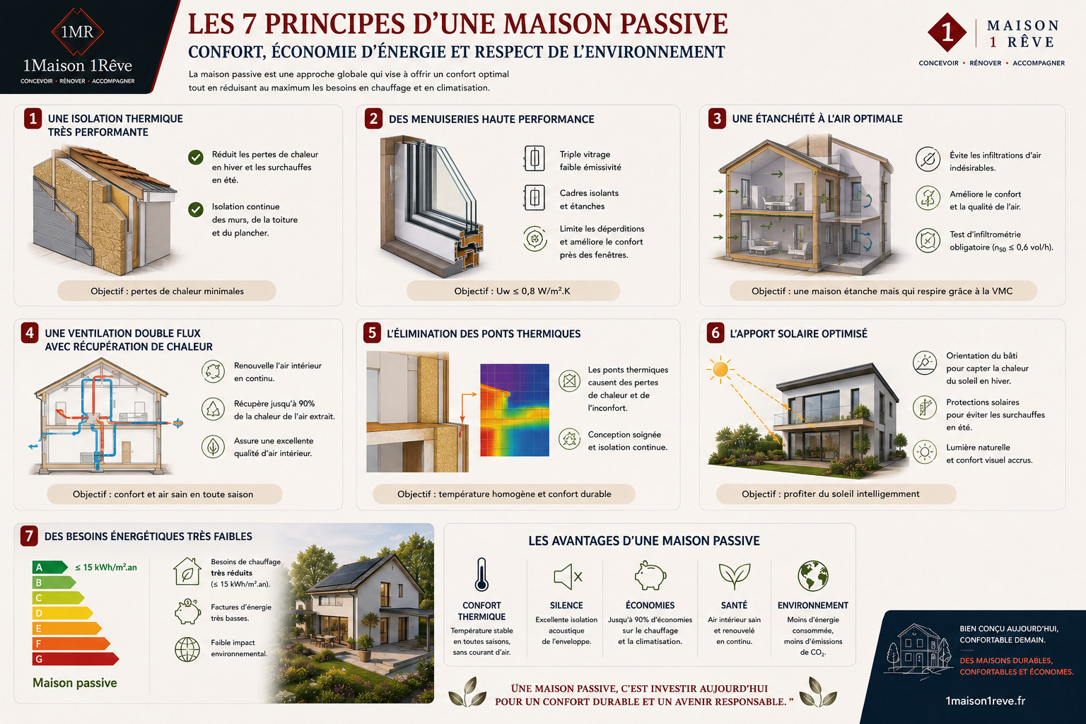 Les 7 principes d'une maison passive