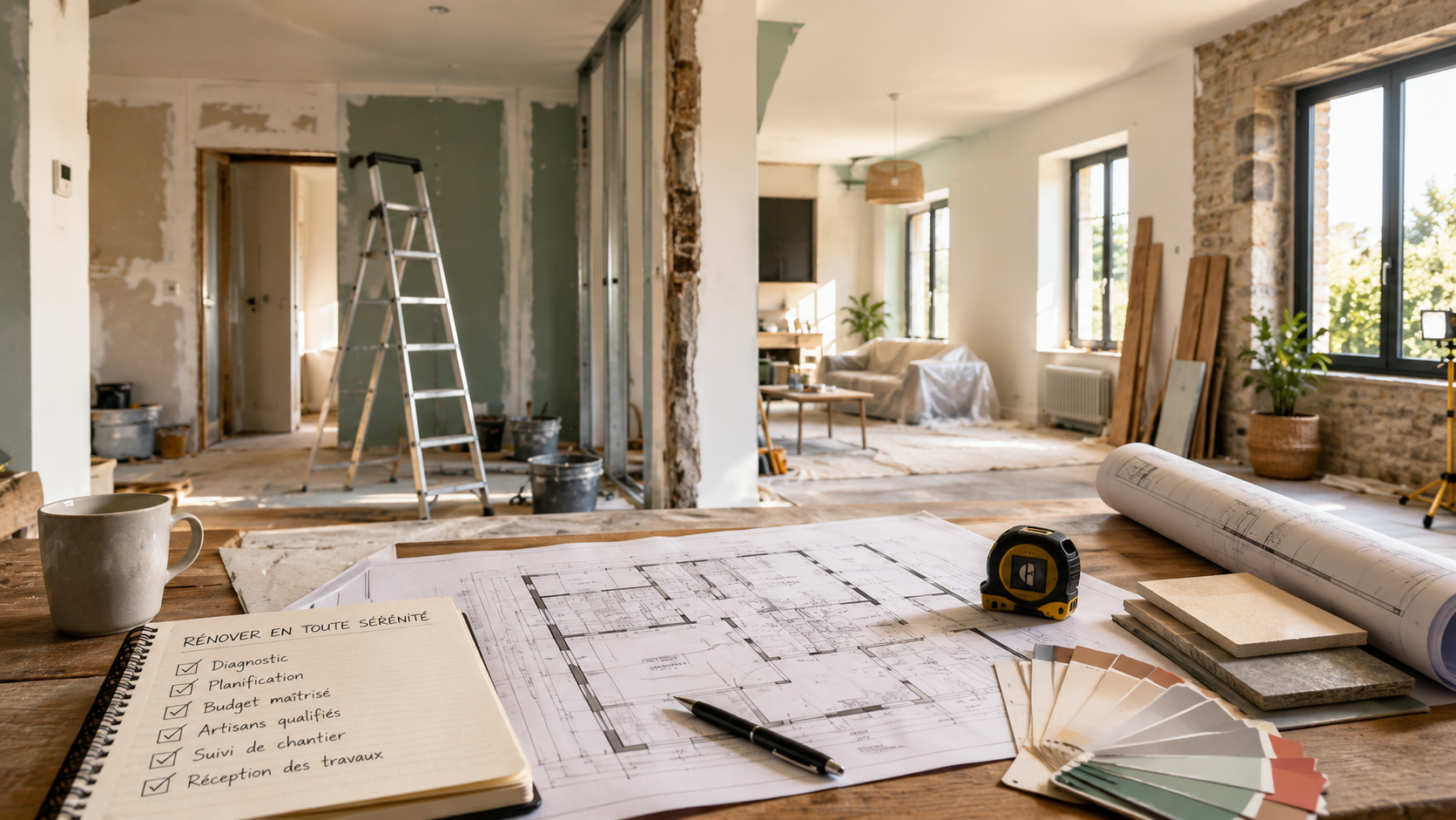 Maison en construction