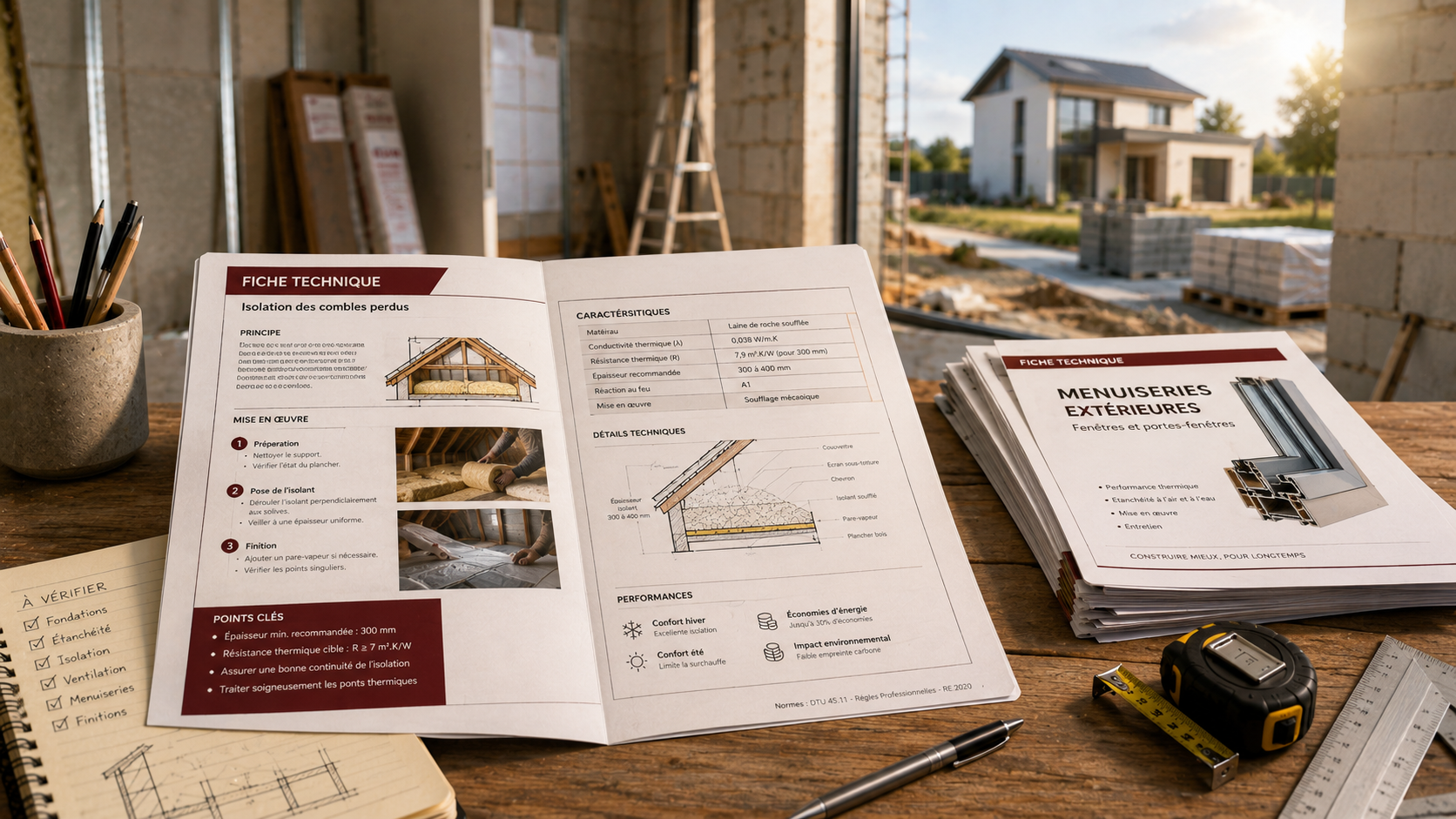 Maison en construction