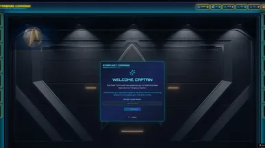 Sci-Fi Management Game template preview