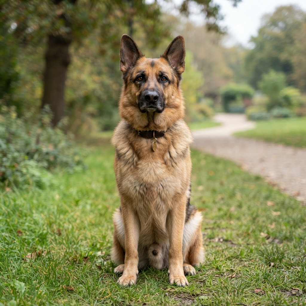 Diesel — 3yo Shepherd mix after