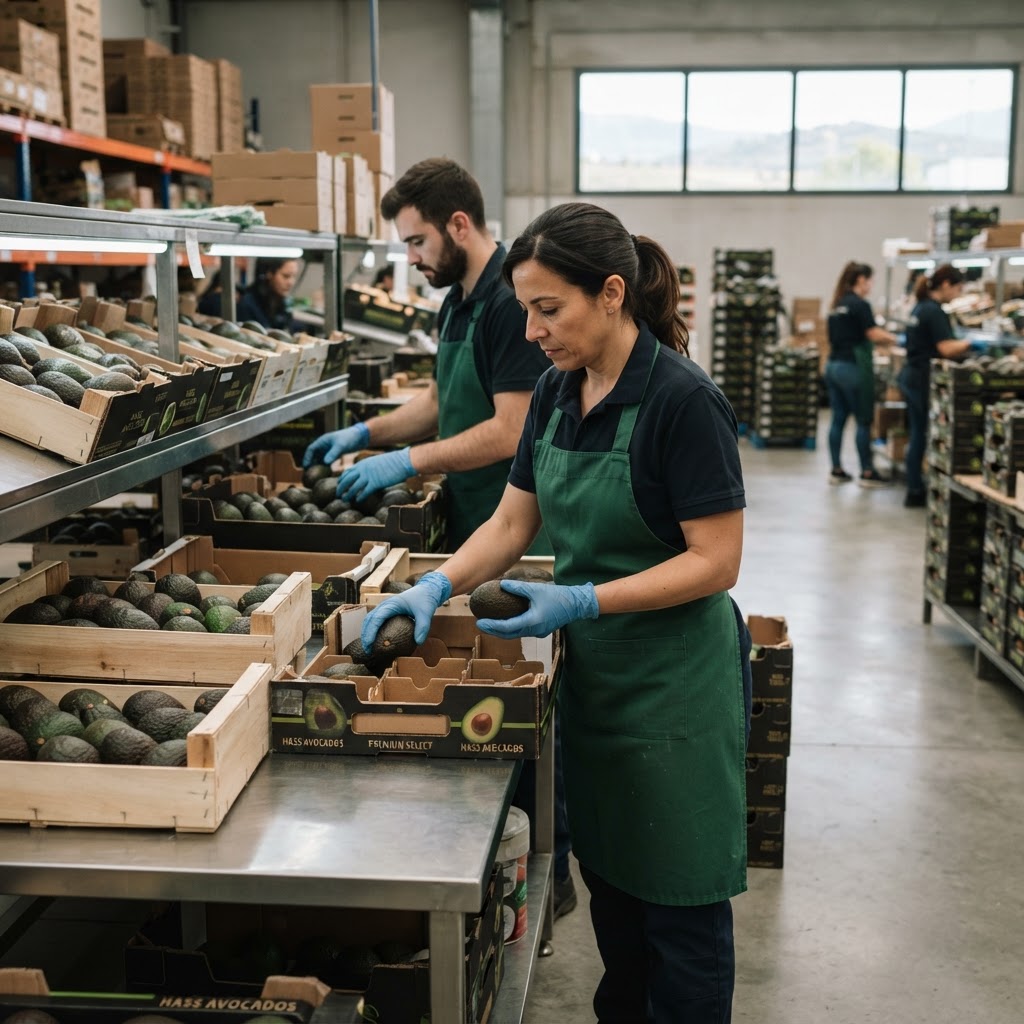 MrAvocados preparing avocado orders for restaurants and professional kitchens