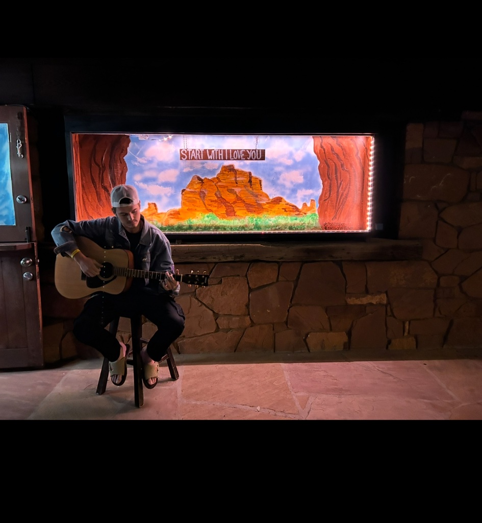 Kenny — Start With I Love You mural, Sedona