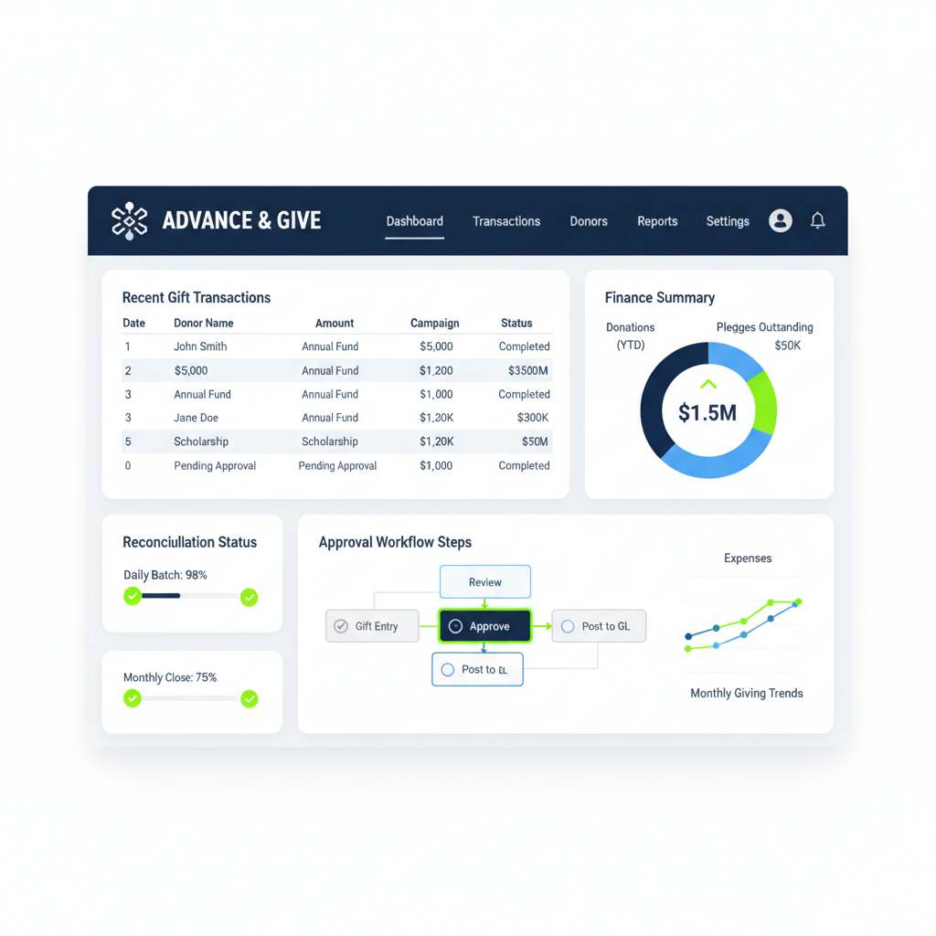 Advancement Gift Processing Workflow