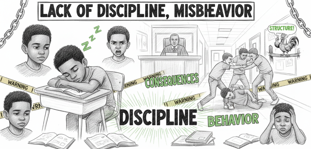Lack of Discipline, Misbehavior
