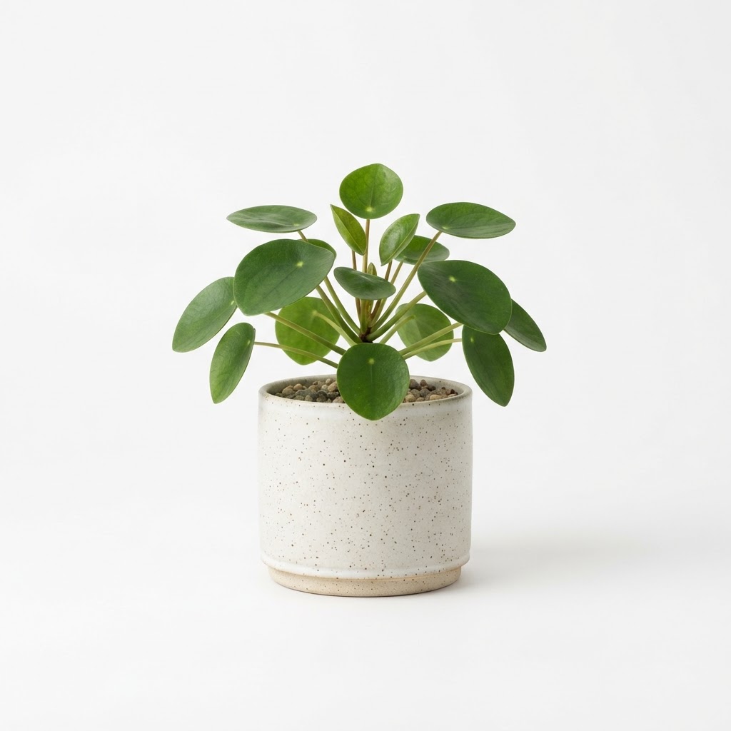 Ceramic Planter with Greenery
