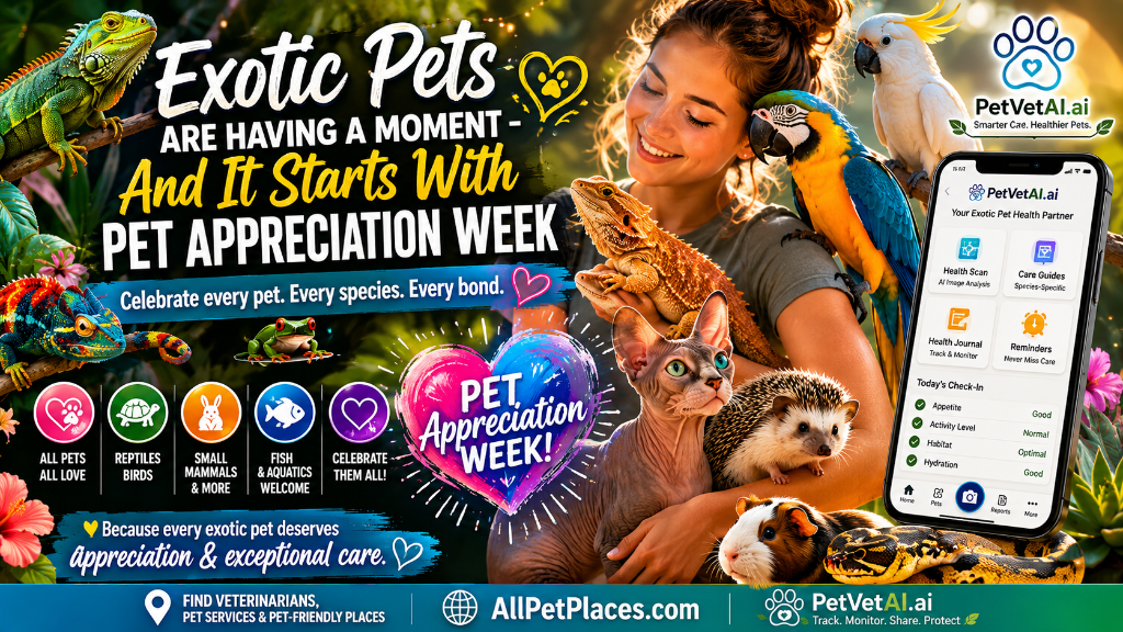 Pet Appreciation Week - Exotic Pets