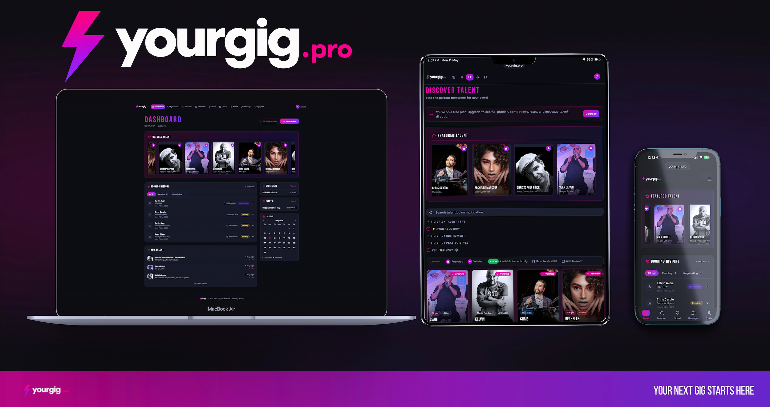 YourGig.Pro - Asia's talent marketplace platform connecting businesses with creative professionals