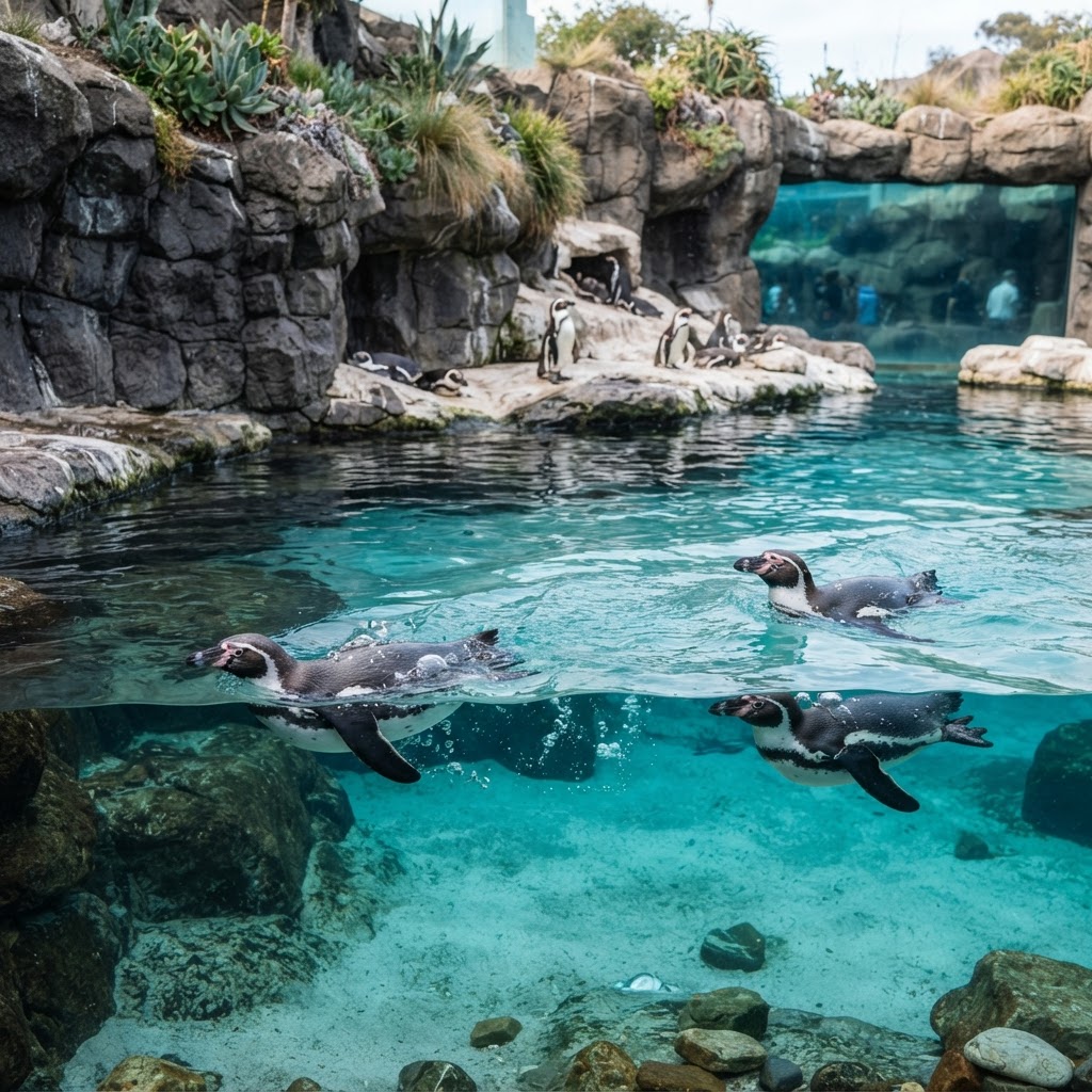 Los pingüinos de Humboldt regresan al Gran Acuario Mazatlán
