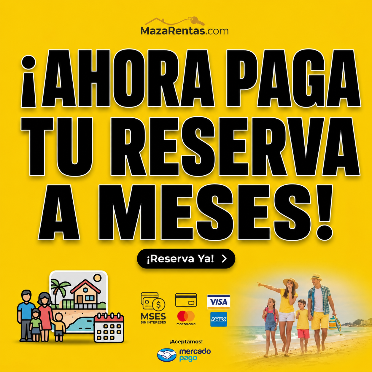 Paga tu reserva a meses