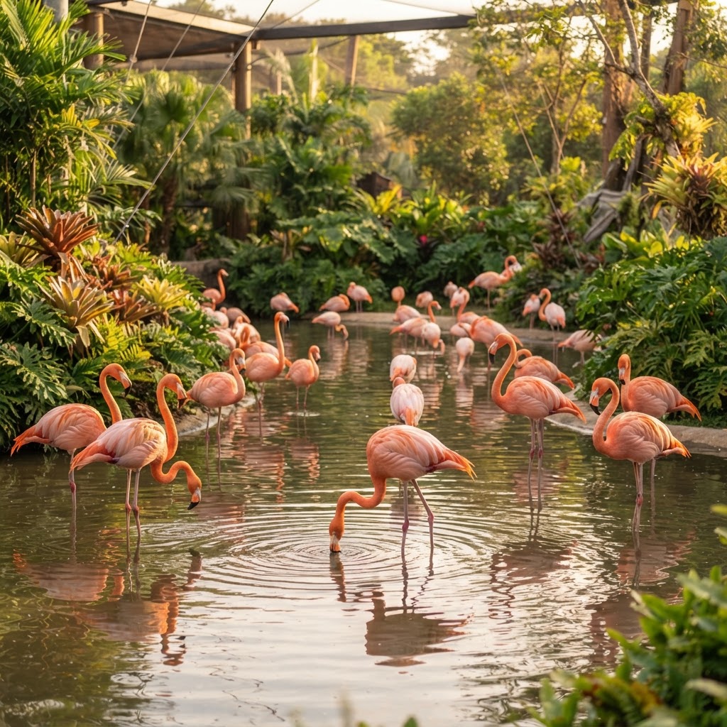 Los flamencos vuelven al Gran Acuario Mazatlán Mar de Cortés