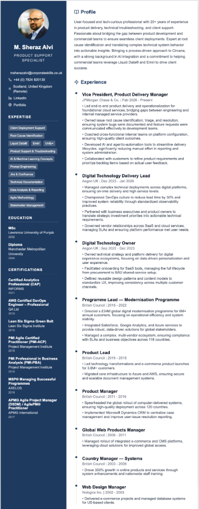 Navy Product Specialist