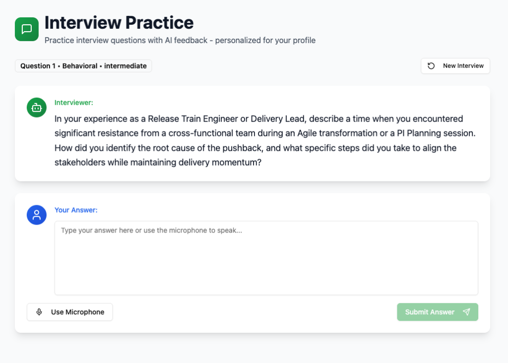 AI Interview Practice