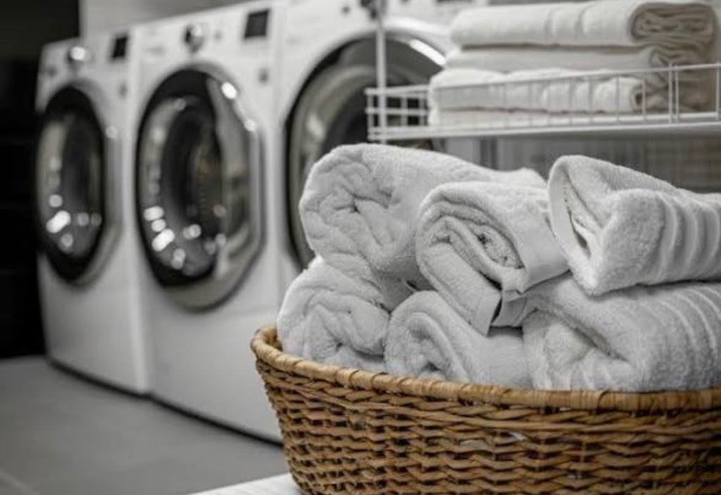 Fresh towels, neatly folded