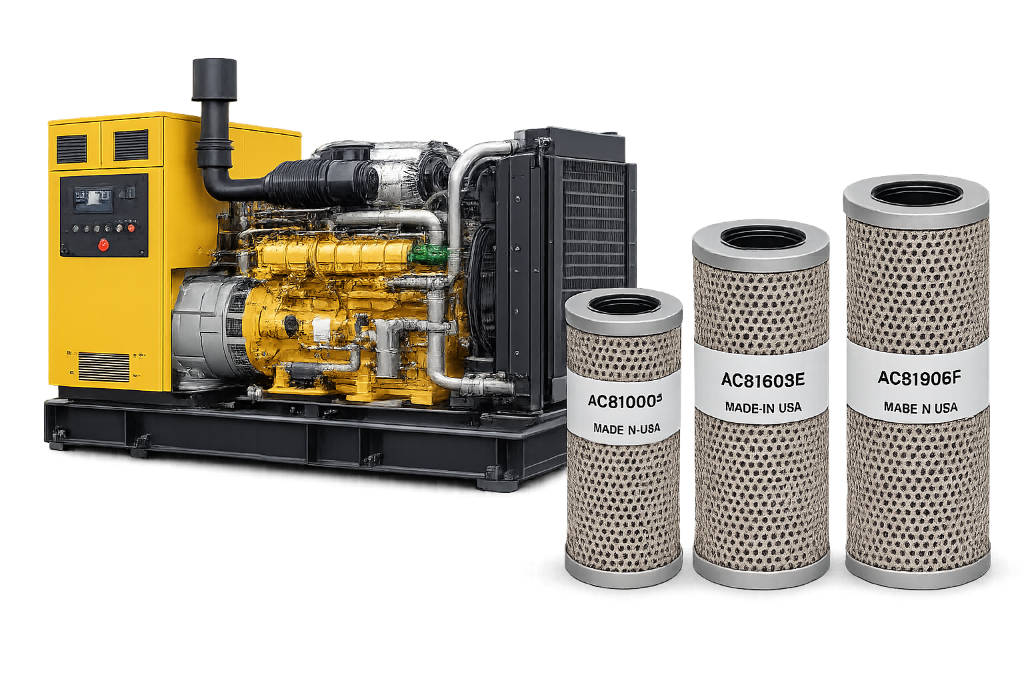 Gerador Industrial com Cartuchos de Filtro