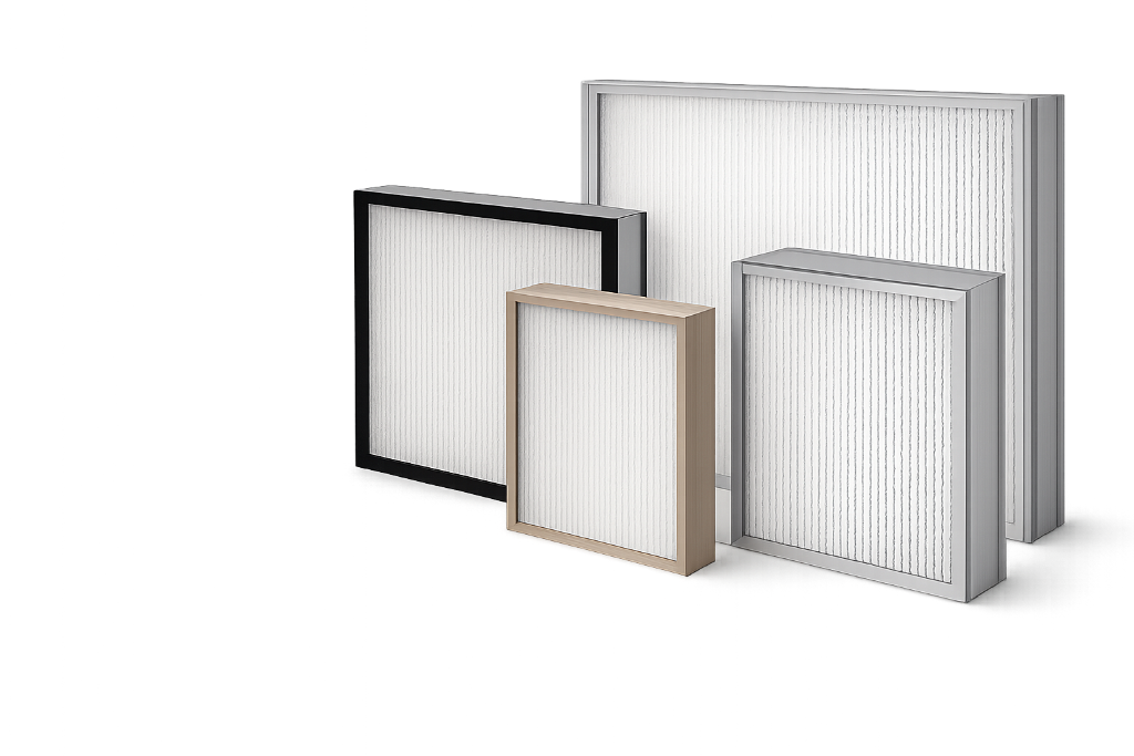 Filtro Absoluto HEPA — Microfibra de Vidro H13 H14