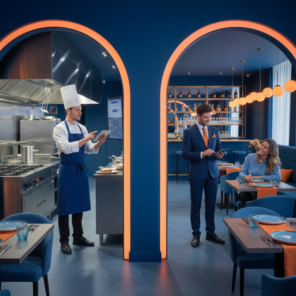 Integración de cocina y sala con comandas electrónicas