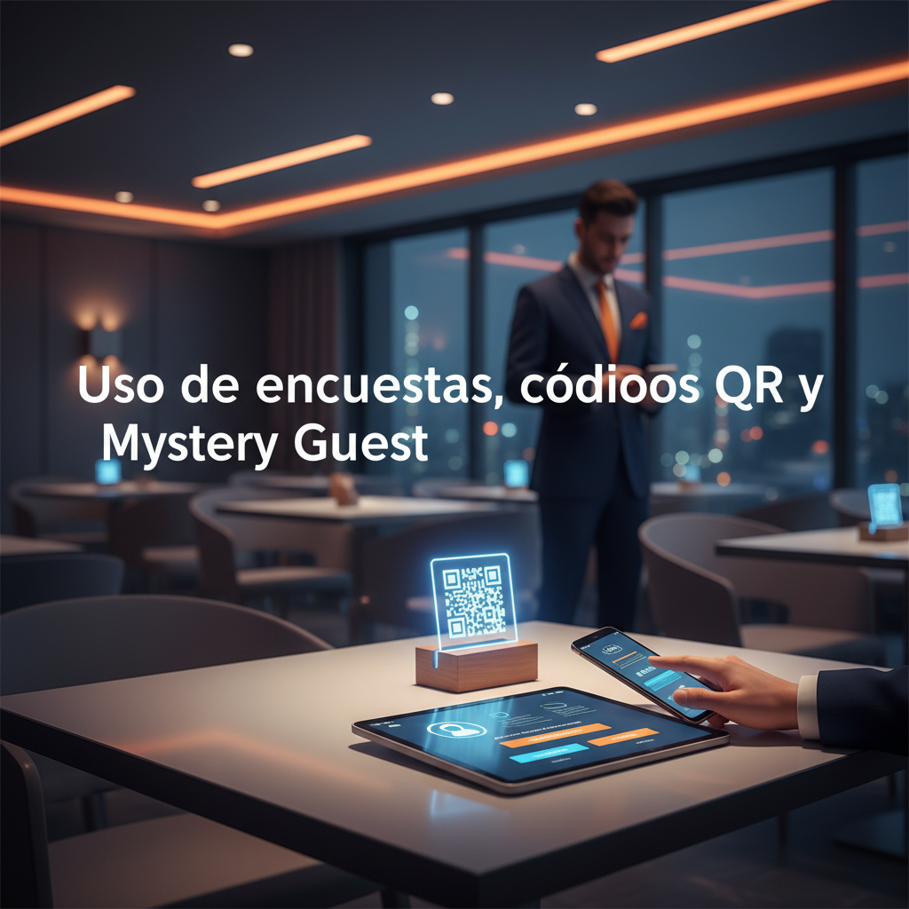 Uso de encuestas, códigos QR y Mystery Guest